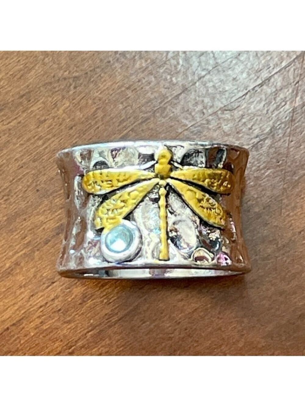 Boho Ring Dragonfly Funky and Chunky #771